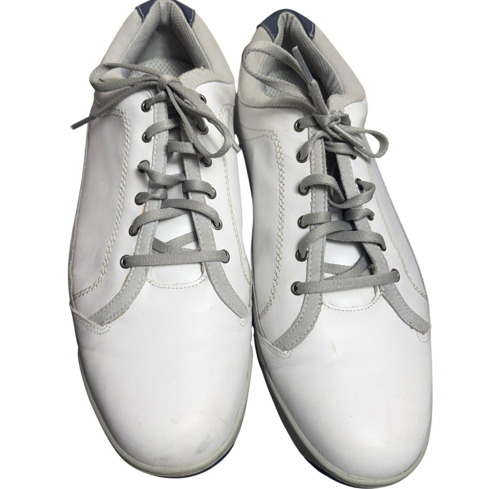 FOOTJOY‎ Contour Casual White Leather Spikeless Golf Shoes 11.5